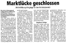 Ruhr Nachrichten, 13.09. 2003